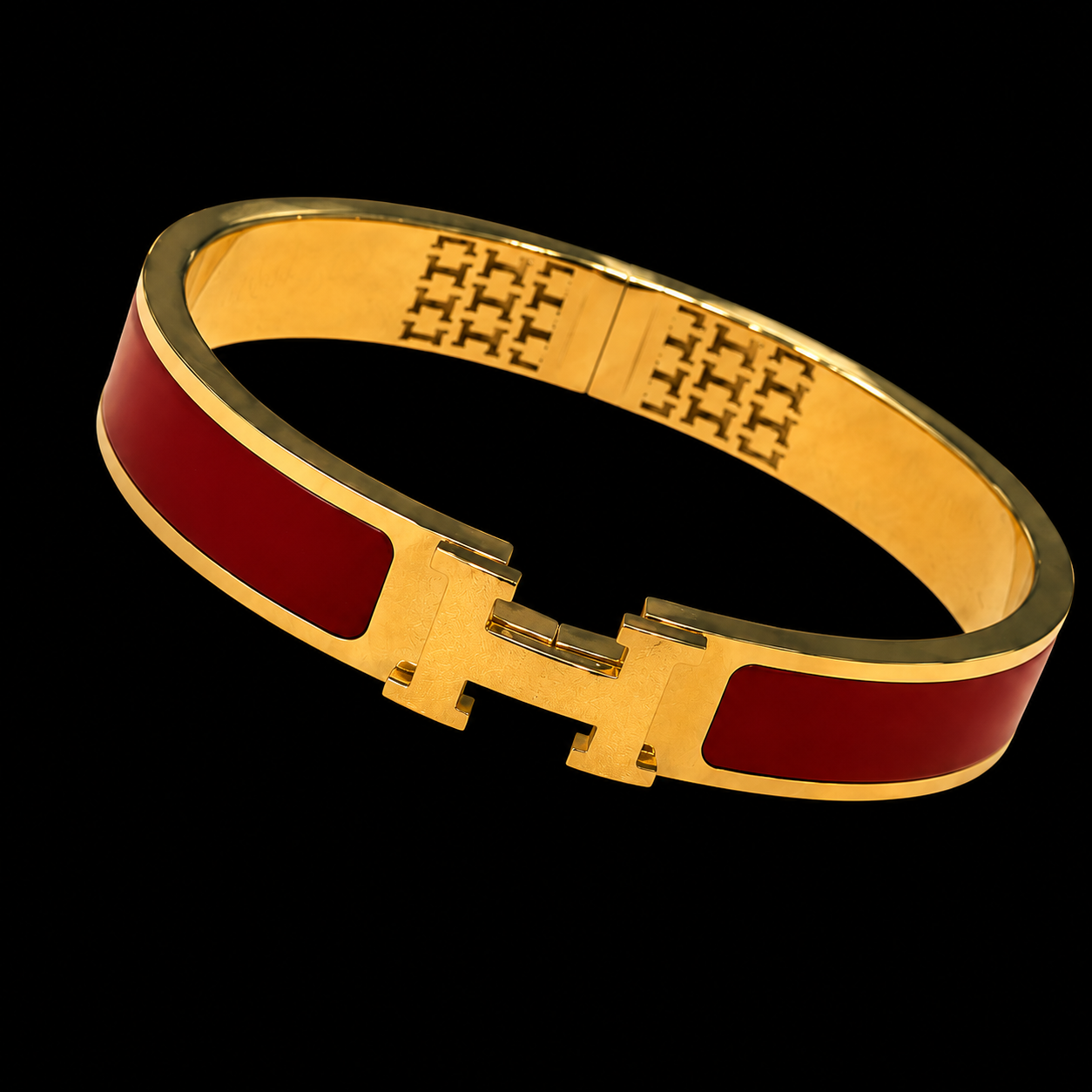 Гривна (Cartier Clic H Red&Gold)