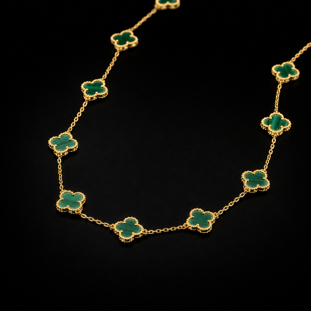 Колие (Van Cleef Green Alhambra)