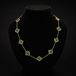 Колие (Van Cleef Green Alhambra)