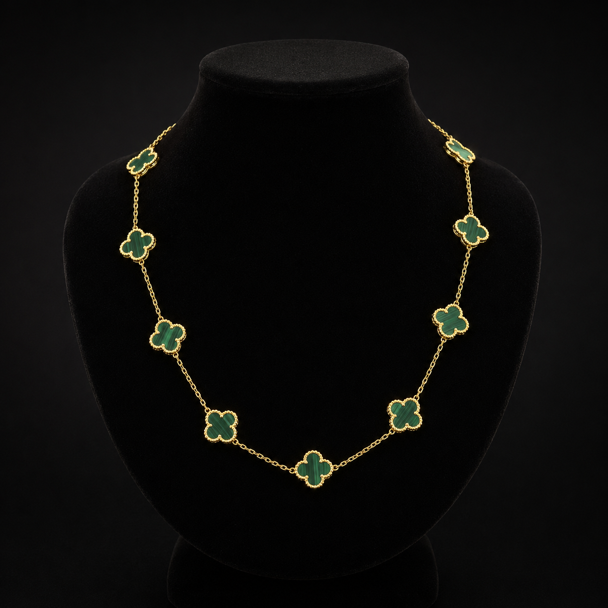 Колие (Van Cleef Green Alhambra)
