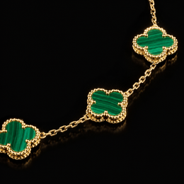 Колие (Van Cleef Green Alhambra)