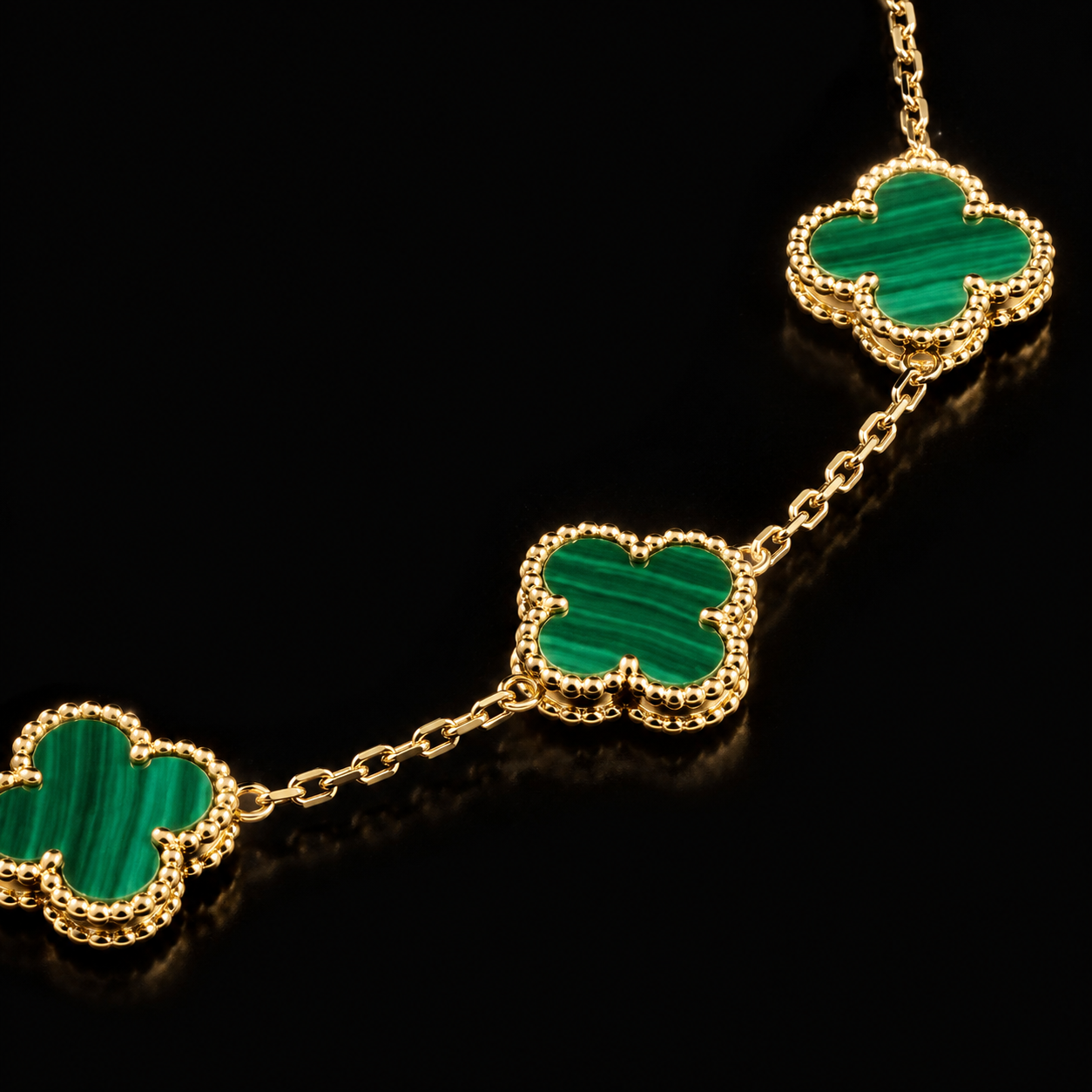 Колие (Van Cleef Green Alhambra)
